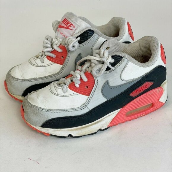 Nike Air Max 90 PS Youth Kids Running Athletic Sneaker Infrared 11C 307794-137 - Picture 3 of 8